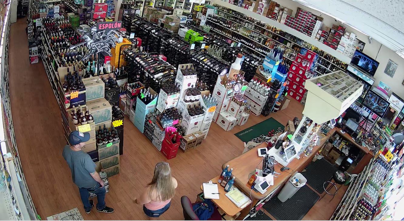 Security camera system installed at a South Florida convenience store